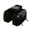 Motorcycle Saddle Bag Canvas & Leather 2 Side Pockets 2