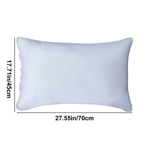 Ensemble de 2 oreillers en polyester, garnissage doux et respirant 2