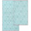 6-Piece 100% Cotton Bath Towel Set Aqua Grey White 5