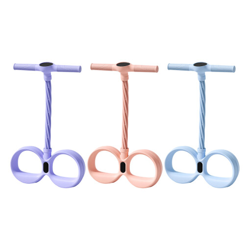 Pedal Exerciser Belly Resistance Band Pull Training-Purple 2