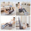 Pedal Exerciser Belly Resistance Band Pull Training-Purple 4