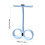 Pedal Exerciser Belly Resistance Band Pull Training-Purple 5