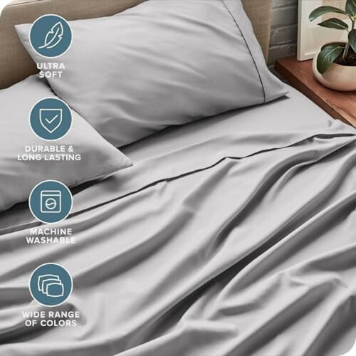 Ultra-Soft Microfiber Sheet Set Queen 4-Piece 2