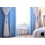 Double Layer Star Curtains 39 x 78 in Blue 4