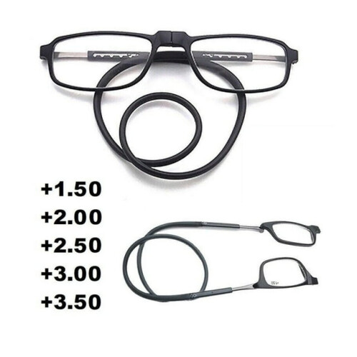 XHY Lesebrille, rechteckig, randlos, Blaulichtfilter 4