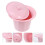 Plastic bedpan with lid 1 pc 1