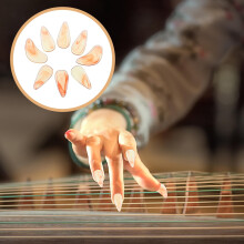 Ábhar ABS d'Ingne Bréige Guzheng 8 bpíosa