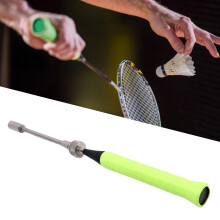 Grüner Edelstahl-Badminton-Schläger-Schwungtrainer