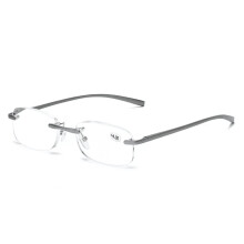MAINYU Randlose Retro-Lesebrille +1,00 bis +4,00