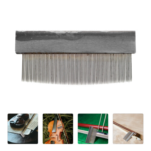 Pente de metal para arco de violino e erhu.