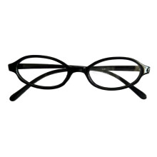 Vintage Blaulichtfilterbrille für Damen, kleine Ellipse