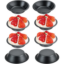 Conjunto de 4 mini formas de aço carbono para assar