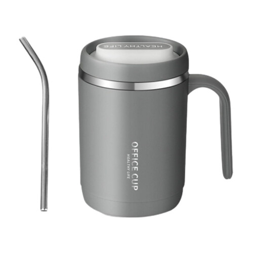 Kaffemugg i rostfritt stål med lock 355 ml 1