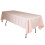 Blush Lamour Satin Rectangular Tablecloth 60 x 102 in 3