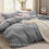 Grey King Duvet Cover Set 3-Piece Prewashed 2