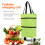 Portable folding shopping trolley lightweight with wheels 3
