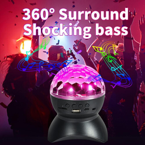 LED-Diskokugel mit Bluetooth-Lautsprecher, USB-Stromversorgung 2