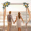 Artificial Wedding Arch Flowers, Silk, 2 Pieces 3
