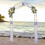 Artificial Wedding Arch Flowers, Silk, 2 Pieces 4