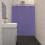 Rideau de douche violet en polyester 72 x 84 pouces 2