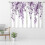 Purple Eucalyptus Kitchen Curtains 27.5x39 in (2 pcs) 3
