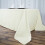 Premium Polyester Rectangular Tablecloth 90 x 156 in Ivory 2