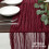 Boho Cheesecloth Table Runner 90x180cm Sheer Polyester 2
