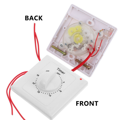 Interruttore elettronico a parete con timer per luci e prese. 2