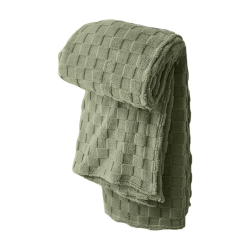 Soft Thick Throw Blanket 27.5 x 39.3 In Green 1