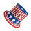 Classical July 4th Hat American Flag Themed High Hat Ideal-06 1