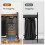 3-Compartment Laundry Hamper with Shelf and Wheels 4