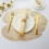 Gold Leaf Vinyl Placemats 46.5x30cm 5