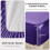 Purple Satin Bed Sheet Set 4-Piece Full Size 3