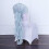 Dusty Blue Chiffon Chair Sash Set – 1 Cap + 6 Curly Sashes 4