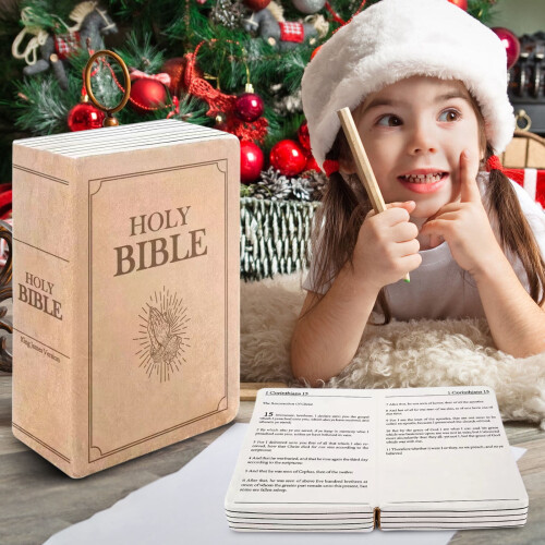 Yoloke Bible Pillow Plush Book with Opening Feature 1