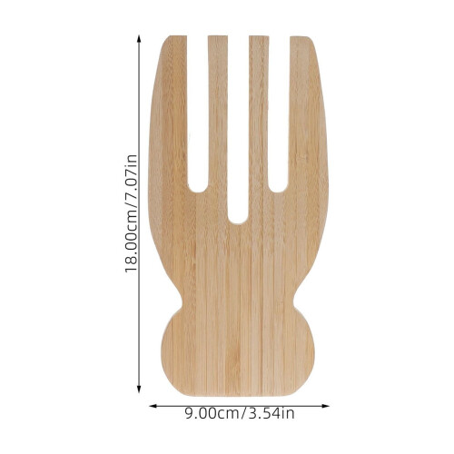 Pinces à salade en bois 18 cm 1
