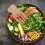 Pinces à salade en bois 18 cm 4