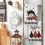Set di 2 strofinacci da cucina natalizi 3