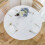 Transparent Round Tablecloth with Flannel Backing 2