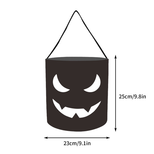 Τσάντα με γλυκά για το Halloween – Καμβάς με γλυκά, 25x28εκ. 1