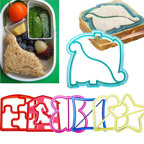 Animal-Shaped Toast Cutter Set – PP, 7 Designs 1
