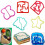 Animal-Shaped Toast Cutter Set – PP, 7 Designs 5