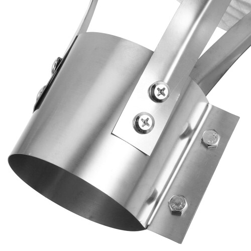 Edelstahl-Schornsteinabdeckung, 21 cm rund, regendicht 2