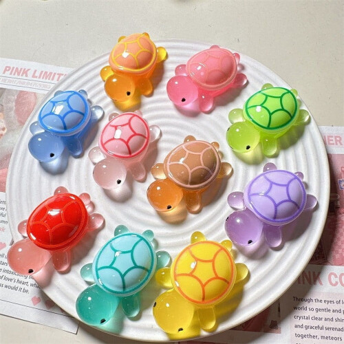 Mini Turtle Sticker Glow-in-Dark Resin 2.2 3.2 4.8 cm 1