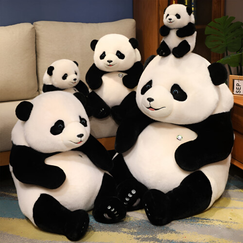 Realistische knuffelpanda 1