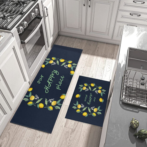 Lemon Kitchen Rug Set 2 pcs 45x120cm + 45x60cm 2
