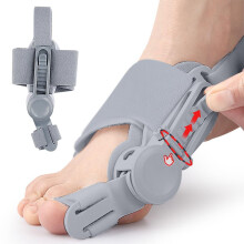 Justerbar hallux valgus-korrigerer for menn og kvinner