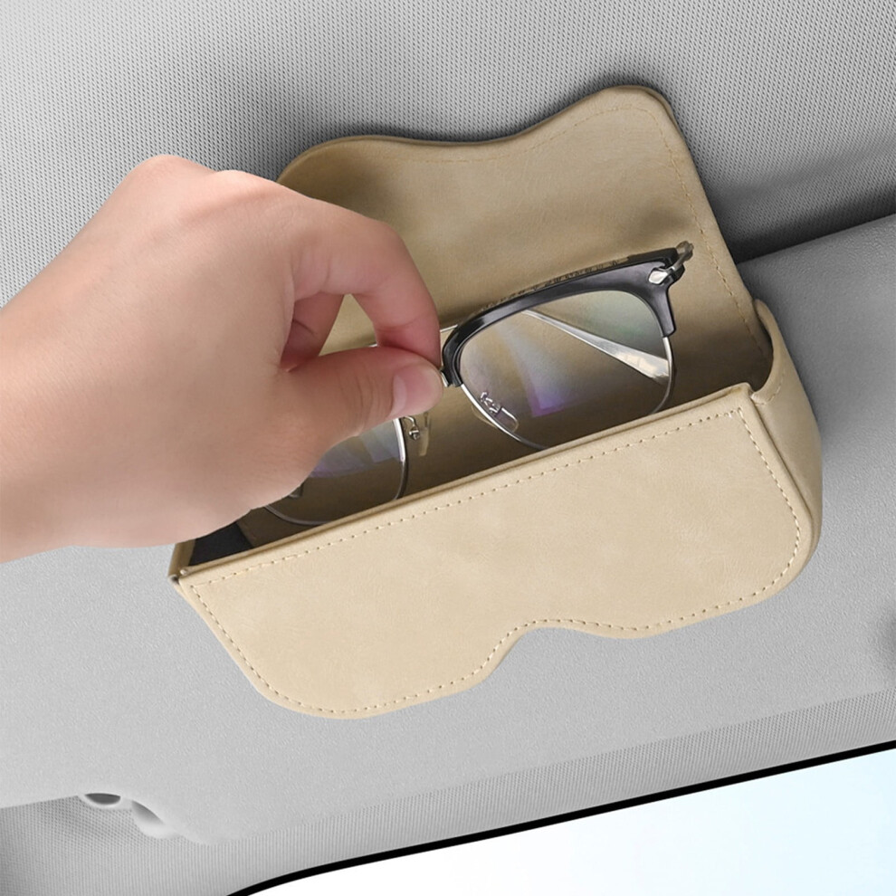 Car Sunglasses Clip with Visor Storage Box for Eyewear