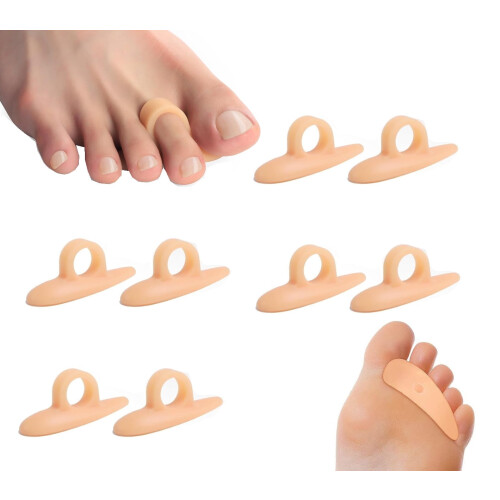Hammer Toe Gel Crest-puter – 4 par