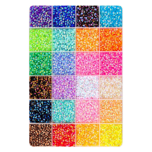 Rhinestones Glóthach Roisín3mm40Dath32000pcs